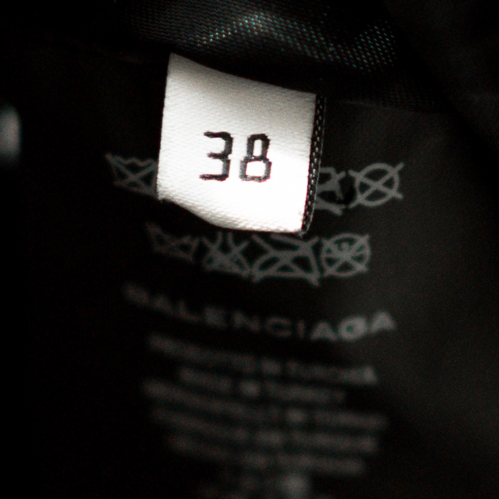 BALENCIAGA Leather Track Trouser Pant, Black, 38 FR / 6 US 100% Authentic - Picture 6 of 14